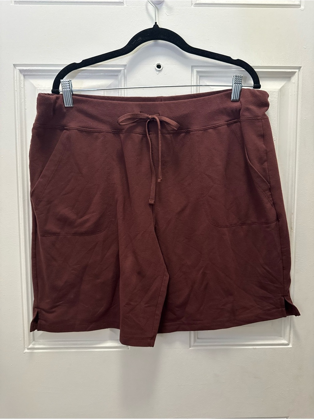 Athletic Works Women's Drawstring Pocket Skort - Rust Brown XL(16-18) 0443